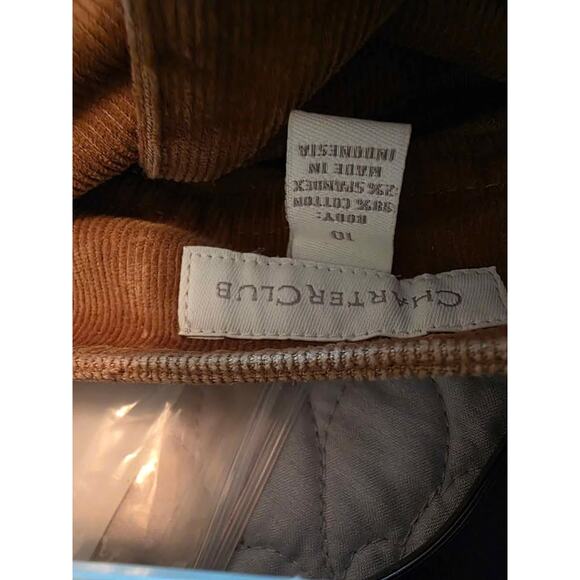 Charter Club Corduroy Skirt Size 10, Like New - Picture 6 of 7